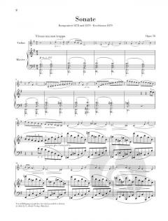Violinsonaten von Johannes Brahms im Alle Noten Shop kaufen