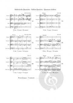 Die Streichquartette von Wolfgang Amadeus Mozart im Alle Noten Shop kaufen
