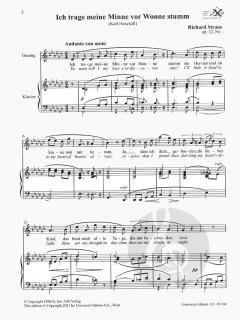 Fünf Lieder von Richard Strauss 