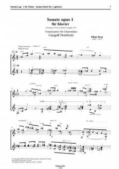 Sonata op. 1 von Alban Berg (Download) 