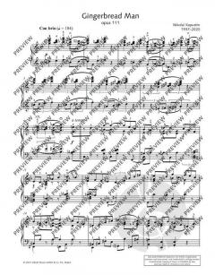 Gingerbread Man op. 111 von Nikolai Kapustin (Download) 