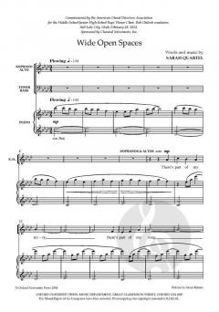 Wide Open Spaces von Sarah Quartel (Download) 