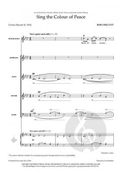 Sing the Colour of Peace von Bob Chilcott (Download) 