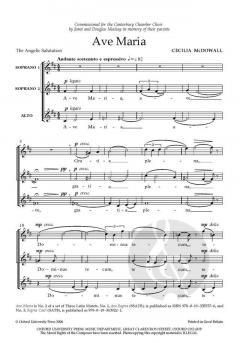 Ave Maria von Cecilia McDowall (Download) 