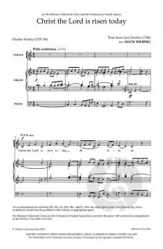 Christ the Lord is risen today von Mack Wilberg (Download) 