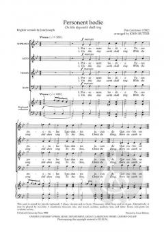 Personent hodie von John Rutter (Download) 