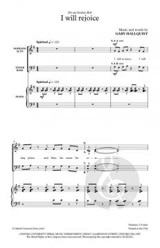 I will rejoice von Gary Hallquist (Download) 