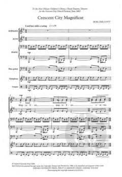 Crescent City Magnificat von Bob Chilcott (Download) 