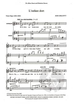 L'enfant dort von Bob Chilcott (Download) 