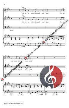 When I Believe and Sing (Download) 