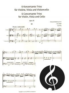 6 Konzertante Trios von Giovanni Battista Cirri 