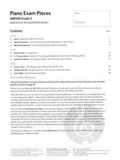 ABRSM Piano Exam Pieces 2023-2024 Grade 3 