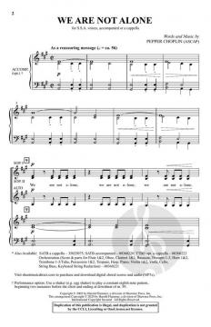 We Are Not Alone von Pepper Choplin (Download) 