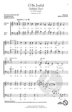 O Be Joyful von John Leavitt (Download) 