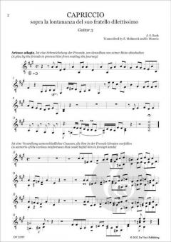 Capriccio sopra la lontananza del suo fratello dilettissimo BWV 992 von Johann Sebastian Bach 