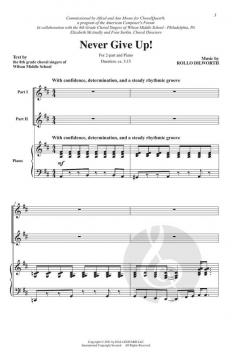 Never Give Up von Rollo Dilworth (Download) 