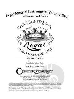 Regal Musical Instruments von Bob Carlin 