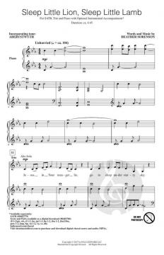Sleep Little Lion, Sleep Little Lamb von Heather Sorenson (Download) 