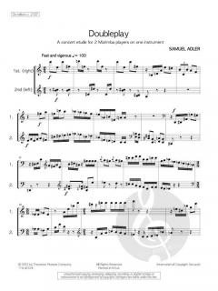 Doubleplay von Samuel Adler 