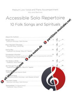 Accessible Solo Repertoire for Voice 