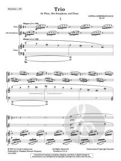 Trio op. 137  von Lowell Liebermann 