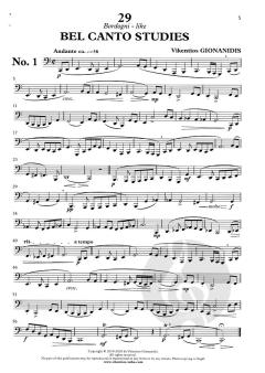 29 Bel Canto Studies von Vikentios, Gionanidis 
