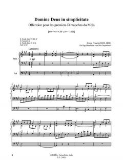 Cinq Offertoires von César Franck 