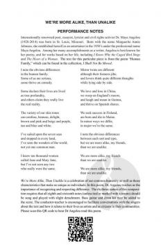 We Are More Alike von Maya Angelou (Download) 