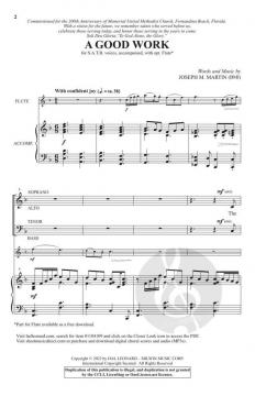A Good Work von Joseph M. Martin (Download) 