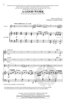 A Good Work von Joseph M. Martin (Download) 