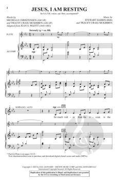 Jesus, I Am Resting von Stewart Harris (Download) 