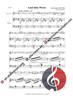 Lied ohne Worte von Franz Strauss 