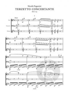 Terzetto concertante M.S. 114 von Niccolò Paganini 