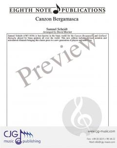Canzon Bergamasca von Samuel Scheidt 