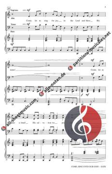 Come, Sing Unto Our God! 