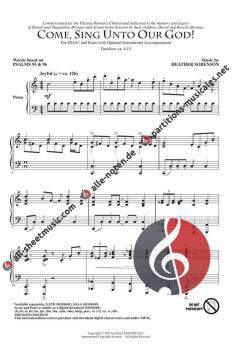 Come, Sing Unto Our God! von Heather Sorenson 