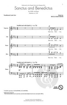 Sanctus and Benedictus von Rollo Dilworth (Download) 