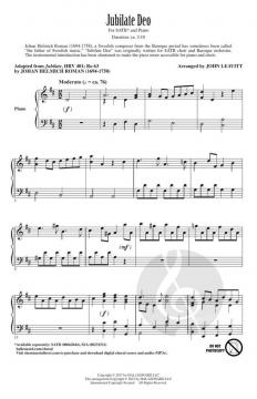 Jubilate Deo von Johan Helmich Roman (Download) 