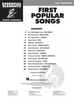 First Popular Songs Early Intermediate 