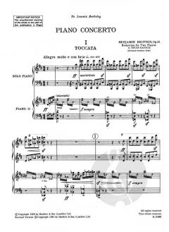 Klavierkonzert op. 13 von Benjamin Britten im Alle Noten Shop kaufen