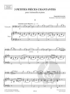 3 Petites Pièces chantantes von Emile Boussagol 
