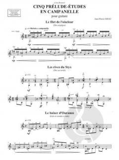 5 prélude-études en campanelle von Jean-Pierre Grau 