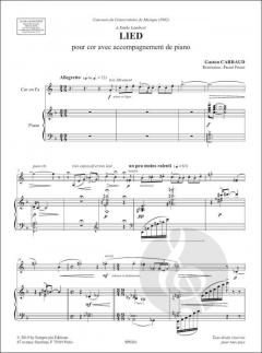 Lied von Gaston Carraud 
