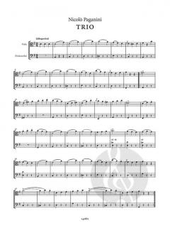 Trio per viola e violoncello von Nicolò Paganini 