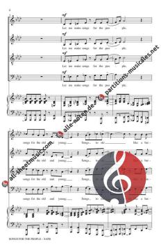 Songs For The People (SATB) von Rollo Dilworth (Download) 