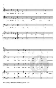 Two Madrigals For The Developing SAB Choir von Thomas Morley (Download) 