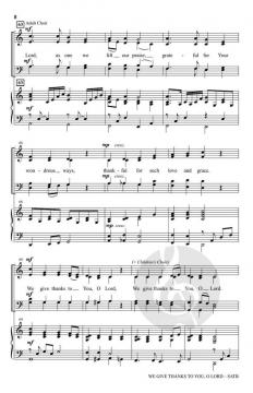 We Give Thanks to You, O Lord von Patricia Mock (Download) 