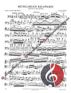 Hungarian Rhapsody, Op. 68 von David Popper 