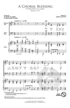 A Choral Blessing von John Leavitt (Download) 