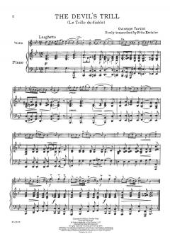 Teufelstriller-Sonate von Guiseppe Tartini 